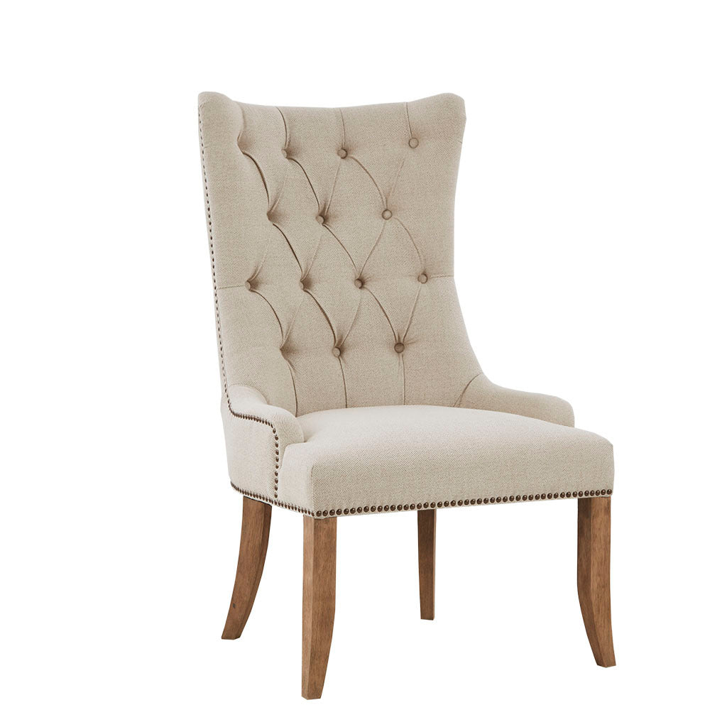 Viva Arlo Button-Tufted Captain Accent Chair