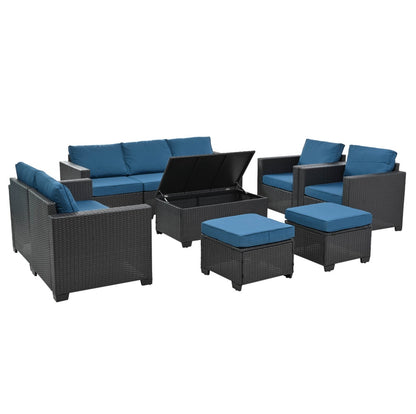 Viva Capri 10-Piece Patio Furniture Set – Alfresco Living, Elevated