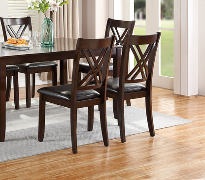 Viva Smart Living Collection: 7‑Piece Espresso Dining Set