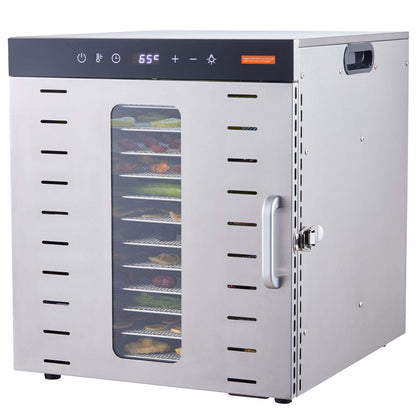 VEVOR 10-Tray 1000W Stainless Steel Food Dehydrator | Viva