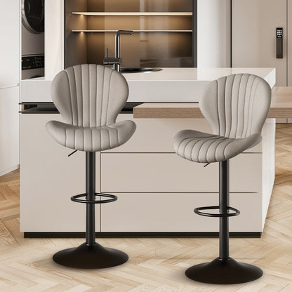 bar stool shown with everyday use details