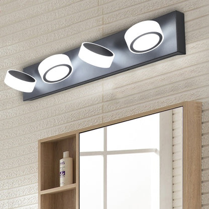 Viva Elite LED Modern Black 4-Light Vanity Fixture – The Future of Illuminated Elegance