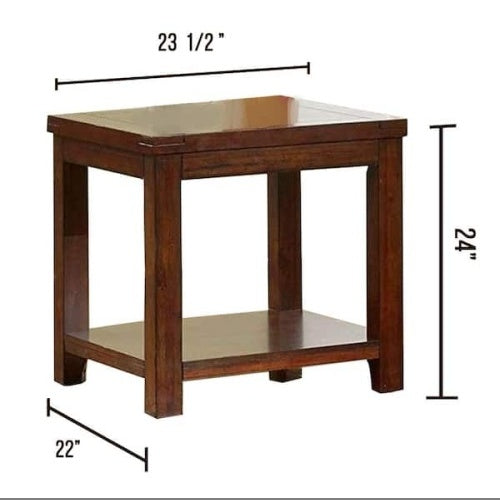 Viva Orla Dark Cherry End Table