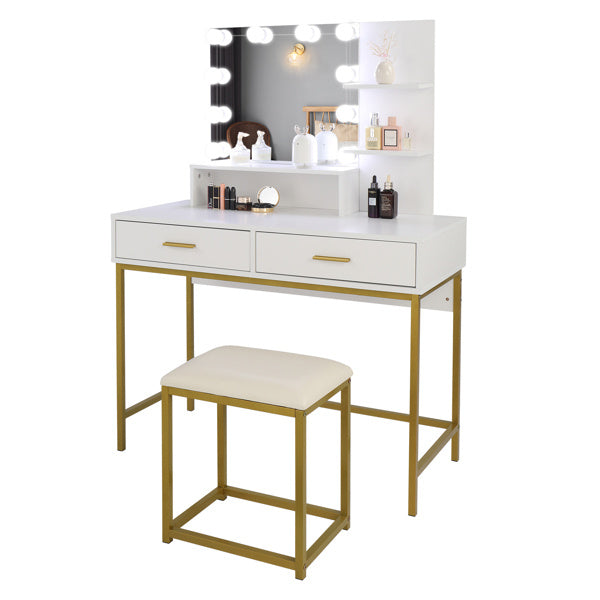 Viva Elite 2-Drawer Dressing Table Set Collection - The Future of Modern Minimalism