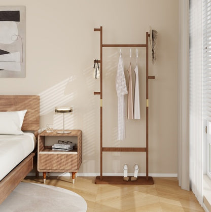 Viva Elmwood Solid Wood Coat Rack Stand