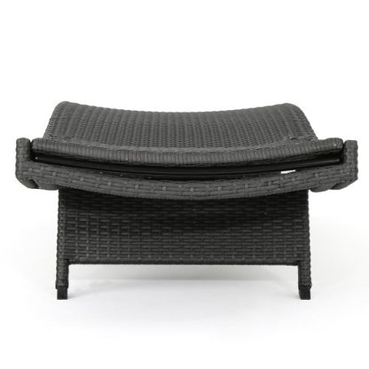 Salem Gray PE Wicker Chaise Lounges, Set of 2 | Viva