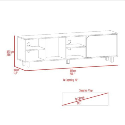 Light Oak Media Console | Viva Conquest