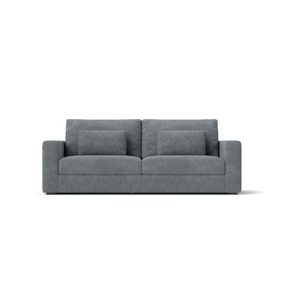 83-in Gray-Teal 3-Seater Sofa | Viva