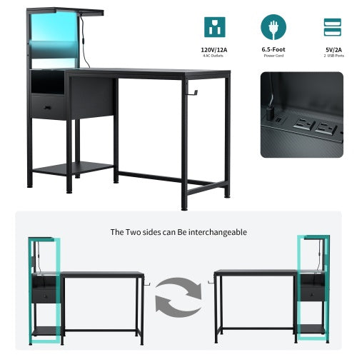 Viva Meridian Power & Storage Computer Desk