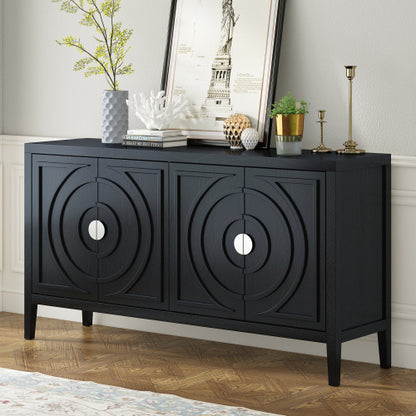 Viva Recessed Round Luxe Sideboard