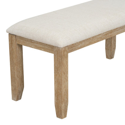Natural-Finish 6-Piece Dining Set | Viva