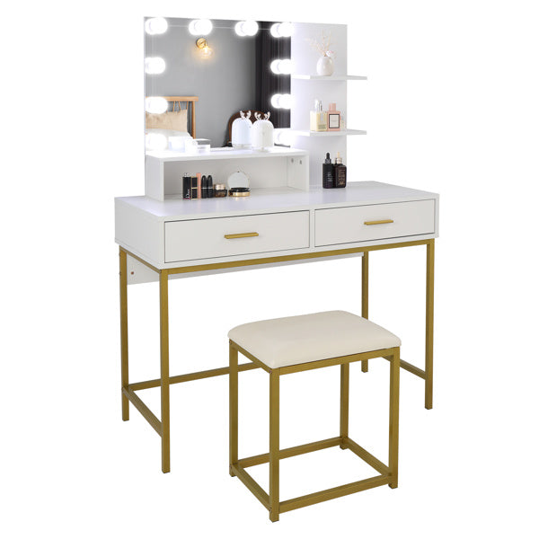 Viva Elite 2-Drawer Dressing Table Set Collection - The Future of Modern Minimalism