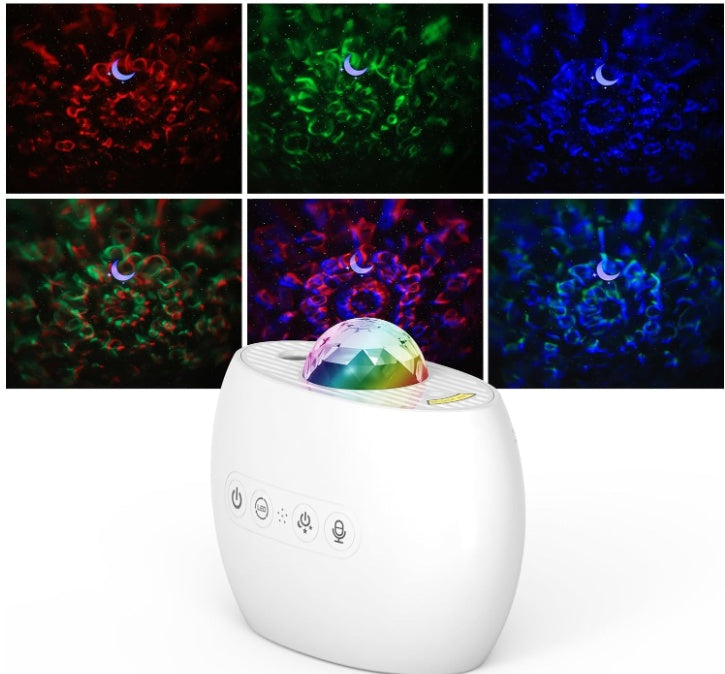 Relic Moon Lamp – Celestial Galaxy Projector with Bluetooth Speakers & Northern Lights Display