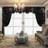 Viva Noir Collection: Viva Noir Étoile Luxuriously Thick Black Velvet Curtains