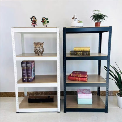 4-Tier Adjustable White Steel Storage Rack | Viva