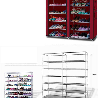 Viva Entryway Collection: 6-Tier Double-Row Shoe Cabinet