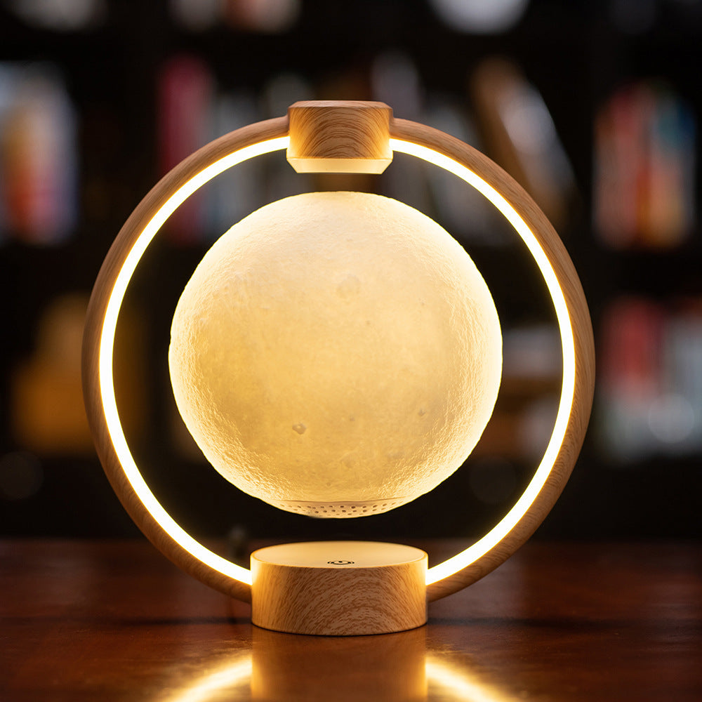 Viva Atelier Selene Maglev Floating Moon Lamp with Bluetooth Speaker