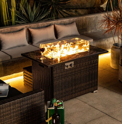 outdoor fire pit table for patios