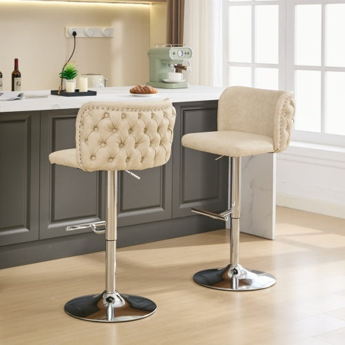 Viva Elite Élan Noir Swivel Bar Stool – The Future of Elevated Seating Architecture