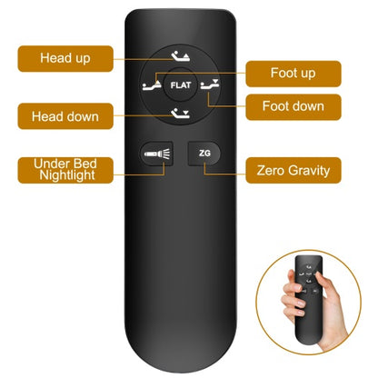 under-bed nightlight adjustable base view