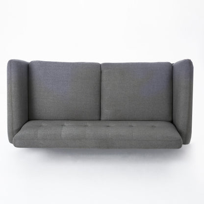 Viva Aria Waffle-Tufted Loveseat