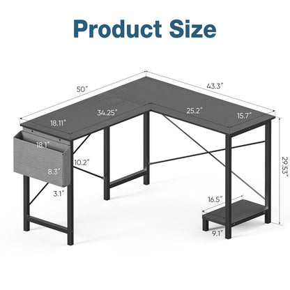 Viva Éclipse L-Shaped Computer Desk