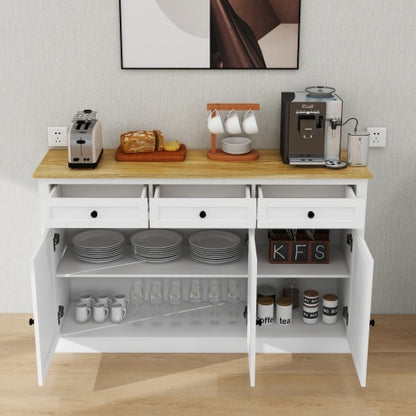 Viva Solstice Collection: Viva Solstice Modern Fiber Board Buffet Cabinet