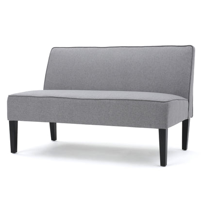 Gray Upholstered Loveseat | Viva Gris Deux