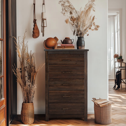 Viva Smart Living Collection: Vertical Five-Drawer Cabinet