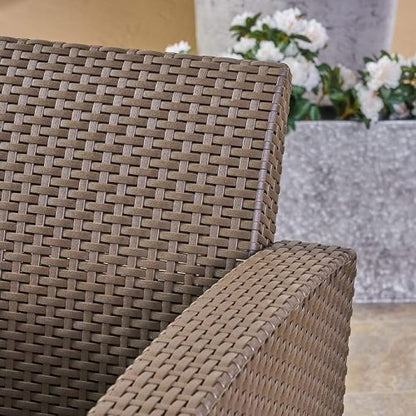 Brown-Beige Outdoor Club Chair | Viva Solara