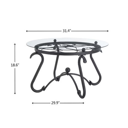Viva Lume Duo Glass Table Set – Minimal Form, Maximum Style