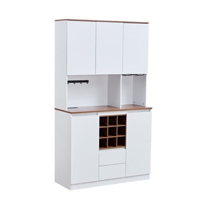 Luxury Corner Coffee & Wine Bar Cabinet – Elevate Your Home in Style