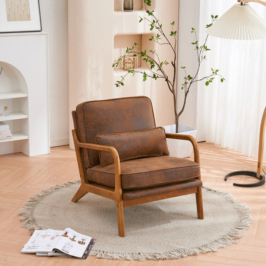Viva Solène Armrest Orange Lounge Chair