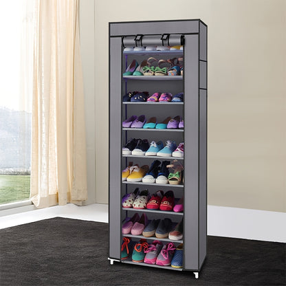 Viva Essentials – 10-Layer Shoe Cabinet with Dust Cover