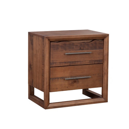 Viva Elite Lofton Brown Nightstand – The Future of Modern Storage Elegance