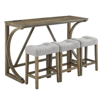 Viva Barista Collection: Bar Table Set with Power Socket