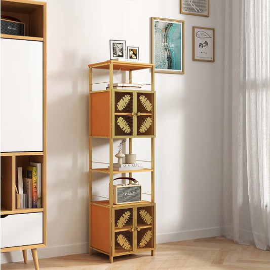 Viva Noir Collection: Viva Noir Slim Freestanding Tall Lockers