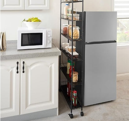 Viva Elite Mobile 6-Tier Rolling Shelf – The Future of Adaptive Storage