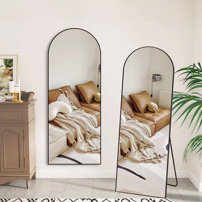 Viva Arcadia Black Arched Full-Length Mirror