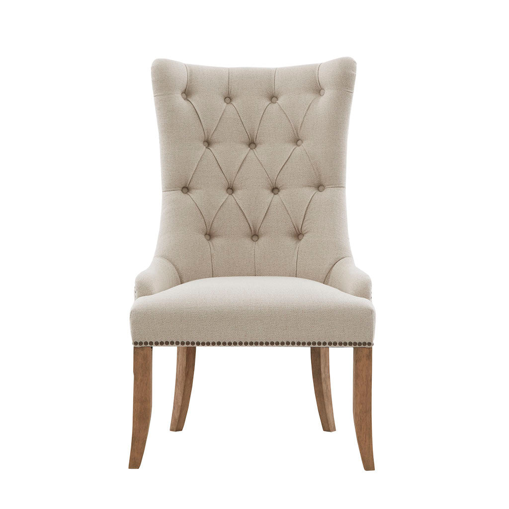 Viva Arlo Button-Tufted Captain Accent Chair