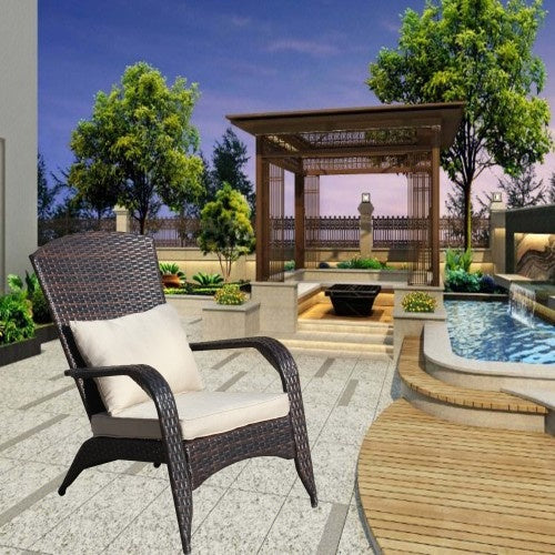 Luxury Outdoor Patio Chair with Cushions – Elegant & Comfortable Seating for Your Outdoor Oasis