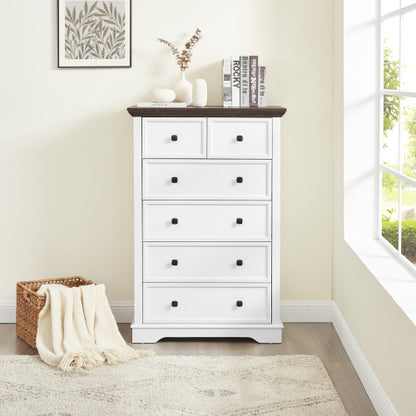Viva Elite Elegant Fiberboard 6-Drawer Vanity Collection - The Future of Refined Functionality