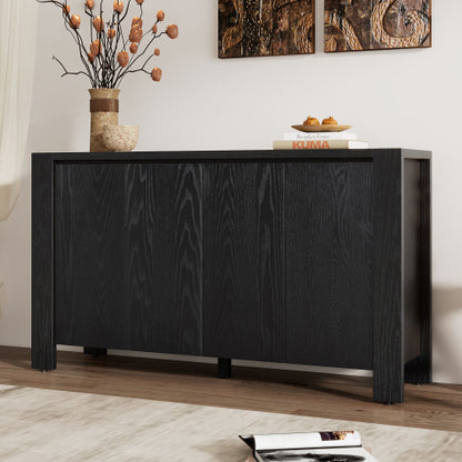 Vintage 4-Door Cabinet - Timeless Elegance for Your Home