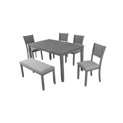 Gray 6-Piece Dining Set | Viva