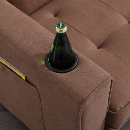 Viva Elite 3-in-1 Upholstered Futon Sofa - The Future of Convertible Elegance