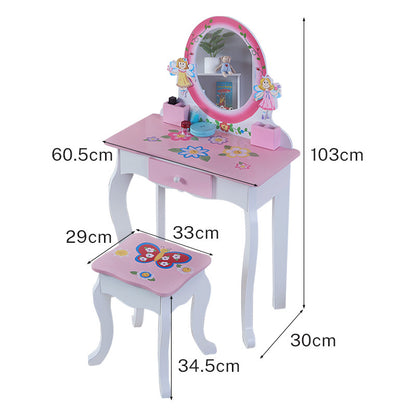 Viva Elite Aurora Kids Mirrored Vanity Collection - The Future of Young Elegance
