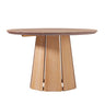 Viva Solara Cerused White Round Dining Table