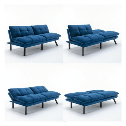 Viva Urban Comfort Collection: Navy Blue Convertible Sofa Bed