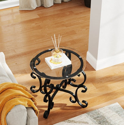 Viva Lume 3-Piece Glass Coffee Table Set – A Modern Reflection of Urban Grace