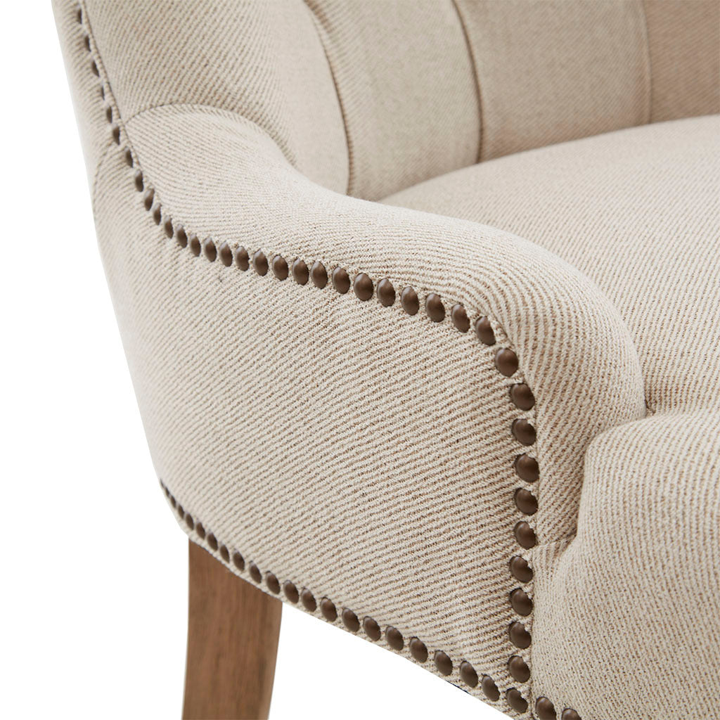 Viva Arlo Button-Tufted Captain Accent Chair